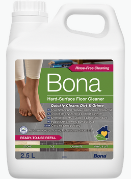 BONA HARD FLOOR CLEANER REFILL 2.5L