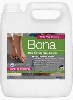 BONA HARD FLOOR CLEANER REFILL 4L
